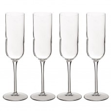 Juego de 4 Copas Flauta para Champagne Sublime Bormioli Transparente