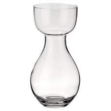 Florero botella Liso Clear Solbika
