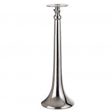 Candelabro Alto Plateado Haus