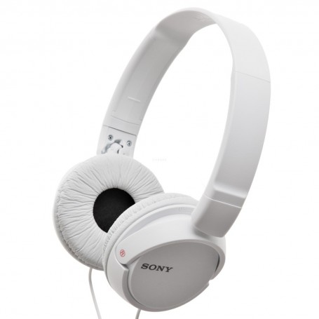 AURICULARES ESTEREO DIADEMA PLEGABLE CON MICROFONO PARA MP3 CON CABLE 1,2  METROS BLANCO SONY