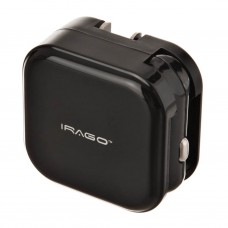 Cargador para pared / auto 2.1A / 2 USB Irago