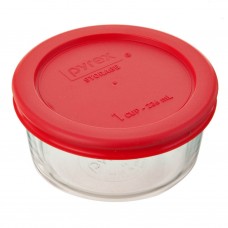 Molde Refractario Rectangular con Tapa Rojo Pyrex