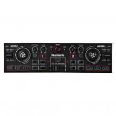 Controlador mezclador de música 2 canales / USB / Controles de iluminación DJ2GO2 Audio Tech