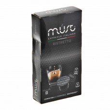 Juego de 10 cápsulas Café Espresso Ristretto Must