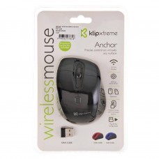 Mouse inalámbrico 6 botones KMW-356BK Klip Xtreme