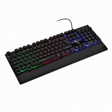 Teclado gaming multimedia con luz LED XTK510S Xtech