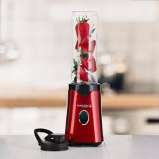 Licuadora personal 0.6 L / 250W Rojo Metalizado Holstein