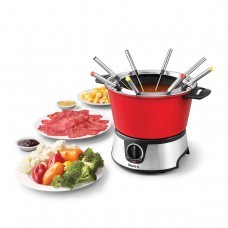 Fondue antiadherente con 8 pinchos 3L 1500W Starfrit