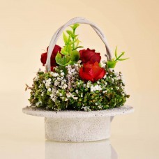 Arreglo Floral Mini con canasta