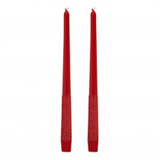 Juego de 2 velas para candelabros Escarcha
