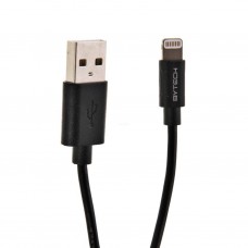 Cable Lightning 1 metro Negro Bytech