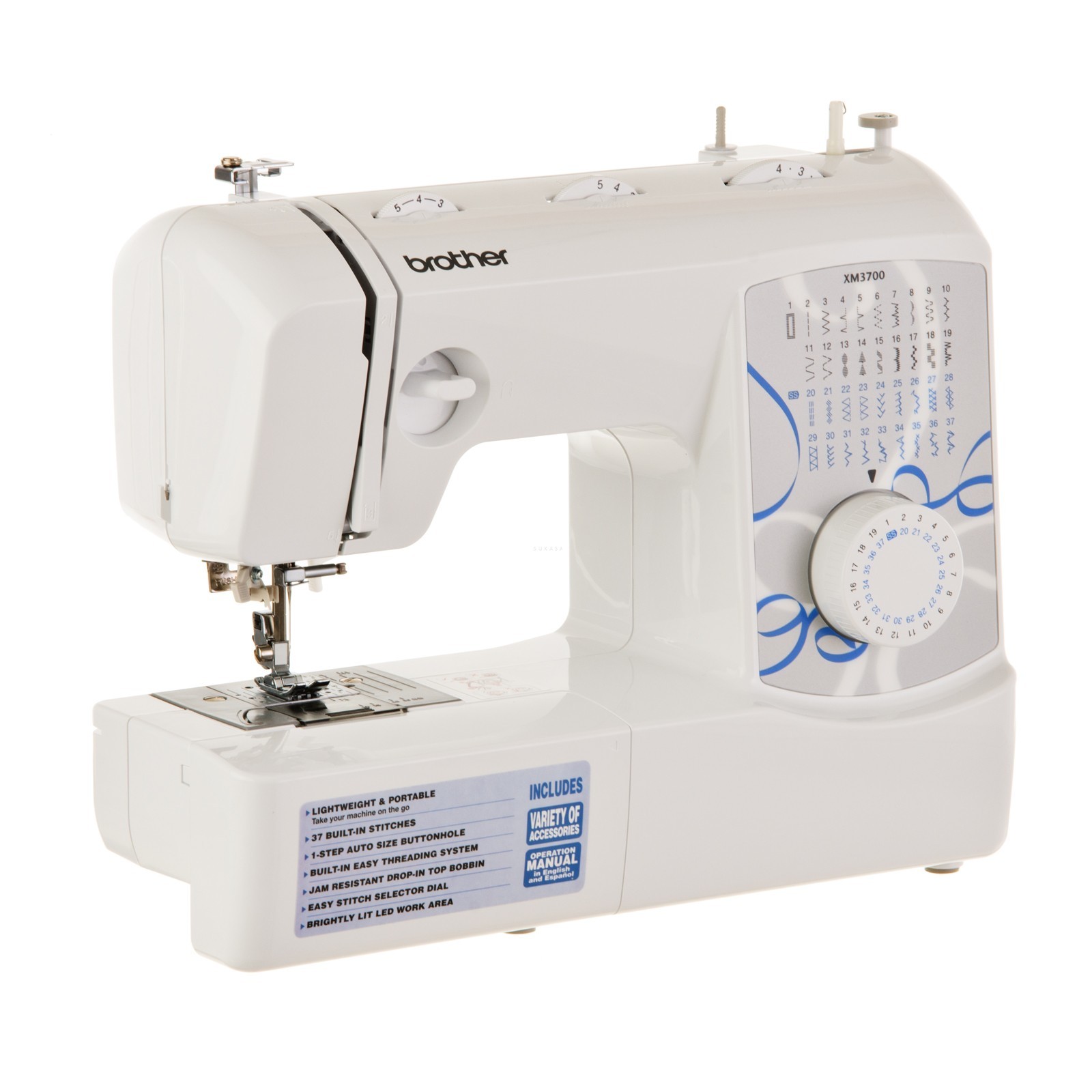 Máquina de coser con 32 puntadas y ojalador en 1 paso M3505 Singer