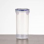 Vaso con tapa hermética Clear Basa