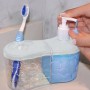 Dispensador para jabón con porta cepillos