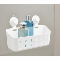 Organizador esquinero y giratorio para ducha elaborado en plástico