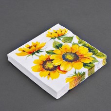 Juego de 20 servilletas lunch Girasoles