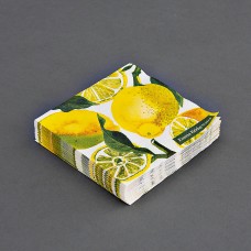 Juego de 20 Servilletas Cocktail Limones
