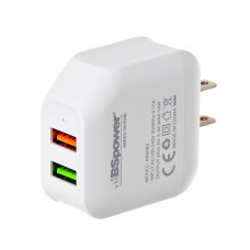 Cargador para pared de carga rápida 3.4A 18W 2USB Besser Sound