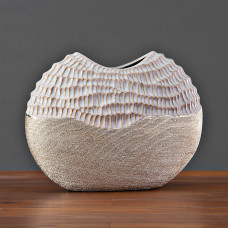 Florero Doble Textura Haus