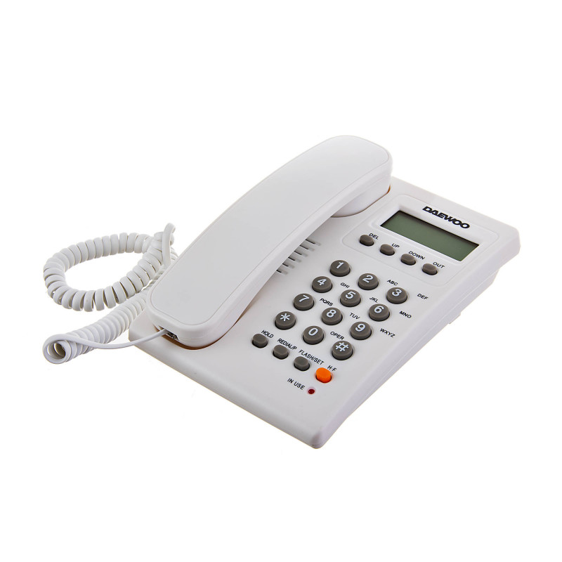Teléfono de escritorio con identificador, calculadora DI-CID317 Daewoo