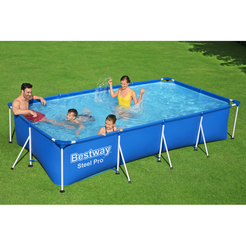 Piscina rectangular con bomba filtrante 5700L 56425 Bestway