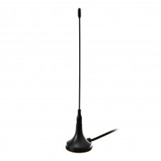 Antena digital para TV con cable coaxial y base magnética YB8-001