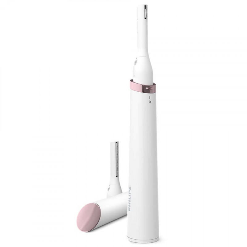 Recortador femenino para vello facial a pilas con accesorios HP6389/00 Philips