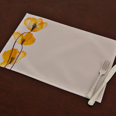 Individual Flor Amarillo Kikemar