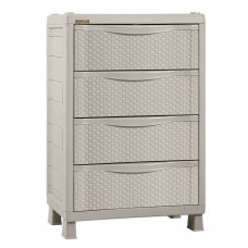 Cajonero 4 gavetas Rattan Rimax