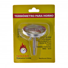 Termómetro para horno / multiusos Varilla corta de 5.5 cm con mariposa