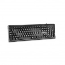 Teclado alámbrico USB KB6701BK Unno