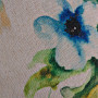 Cojín relleno Flores Azul Haus