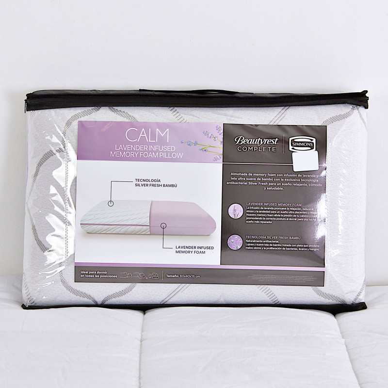 Almohada Memory Foam Lavender Infused Simmons