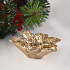 Vela Poinsettia Brillos