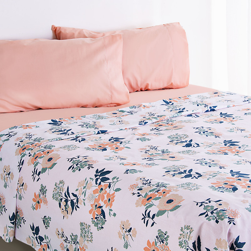 Juego Sábanas Trovador Premium FLORES - Textil del Hogar