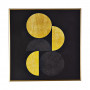 Cuadro Abstracto Negro / Dorado
