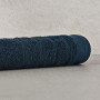 Toalla de tocador Azul / Cenefa Canales Bari 100% algodón