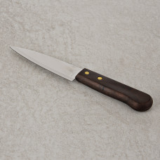 Cuchillo pelador de acero inoxidable / mango amaderado 13cm / 5" Durawood