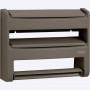 Porta rollo papel Triple para cocina Mocca Rimax