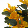 Planta artificial Flor Amarilla con maceta Haus