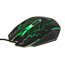 Bytech Mouse Gaming Alámbrico de 6 botones 2400 DPI con Luz Led Multicolor