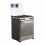 Indurama Cocina a gas 5 quemadores Grill / Asador / Luz / Timer / Reloj 76cm Roma Zafiro