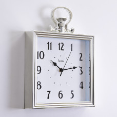 Reloj cuadrado Blanco / Silver Haus