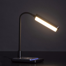 Lámpara para escritorio regulable / touch con luz LED / cargador inalámbrico para celular Haus