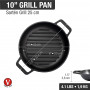 Sartén grill para inducción de hierro fundido 25cm / 2L Victoria