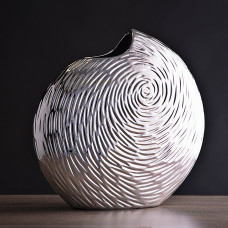 Florero Grande Espiral Silver Haus