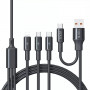 Cable para celular con múltiples puertos CB4010 VIDVIE