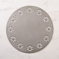 Plato base Flores Rombos