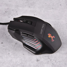 Mouse gaming 8 botones con luz / 7 colores / ergonómico / 4 niveles DPI Dart Frog Mental Beats