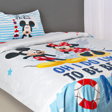 Juego de duvet Twin Mickey / Minnie Playa Noperti